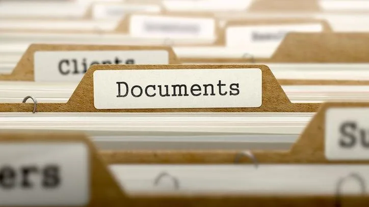 Documents à fournir